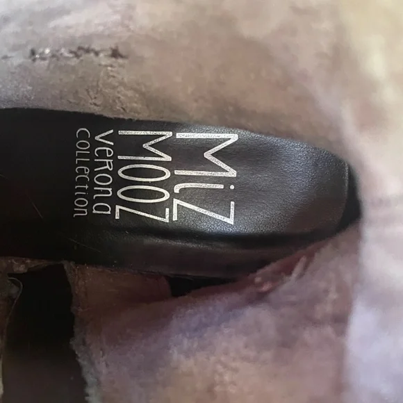 MIZ MOOZ Brown Leather/Suede Ankle Boots SZ 8.5 - Picture 8 of 8